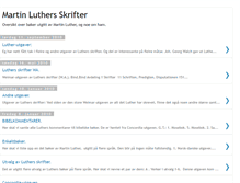 Tablet Screenshot of martinluthersskrifter.blogspot.com