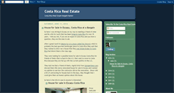 Desktop Screenshot of bargainrealestatecostarica.blogspot.com