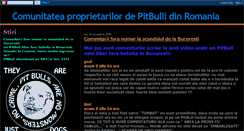 Desktop Screenshot of pitbullromania.blogspot.com