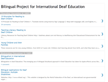 Tablet Screenshot of deafbilingualproject.blogspot.com
