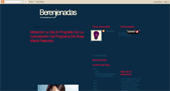 Desktop Screenshot of berenjenadas.blogspot.com