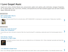 Tablet Screenshot of ilovegospel.blogspot.com