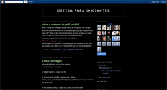 Desktop Screenshot of defesaparainiciantes.blogspot.com