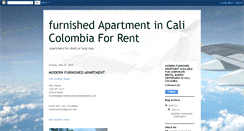 Desktop Screenshot of furnishedapartmentcalicolombia.blogspot.com