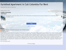 Tablet Screenshot of furnishedapartmentcalicolombia.blogspot.com