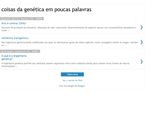 Tablet Screenshot of coisasdagenetica.blogspot.com