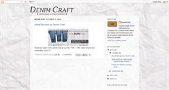 Desktop Screenshot of denimcraft.blogspot.com