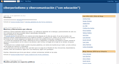 Desktop Screenshot of ciberperiodismoeducativo.blogspot.com