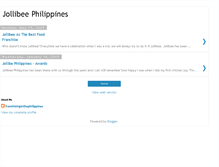 Tablet Screenshot of jollibee-philippines.blogspot.com