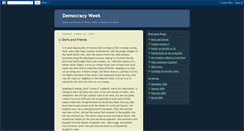 Desktop Screenshot of democracyweek.blogspot.com