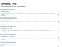 Tablet Screenshot of democracyweek.blogspot.com