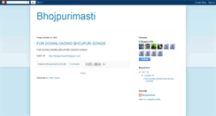 Desktop Screenshot of bhojpurimasti.blogspot.com