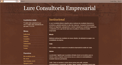 Desktop Screenshot of lureconsultoria.blogspot.com
