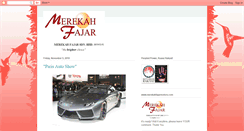 Desktop Screenshot of merekahfajar.blogspot.com