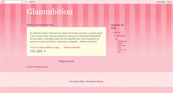 Desktop Screenshot of glammbition.blogspot.com