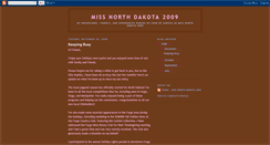 Desktop Screenshot of missnorthdakota2009.blogspot.com