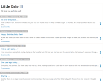Tablet Screenshot of littledaleiii.blogspot.com