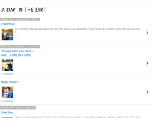 Tablet Screenshot of adayinthedirt.blogspot.com