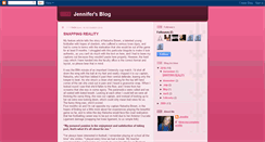 Desktop Screenshot of jennysblog-jennifer.blogspot.com