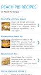 Mobile Screenshot of peachpie-recipes.blogspot.com