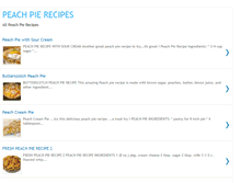 Tablet Screenshot of peachpie-recipes.blogspot.com