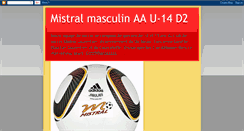 Desktop Screenshot of mistralmasculin-d2.blogspot.com