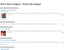 Tablet Screenshot of entredeuxlangues.blogspot.com