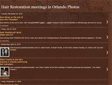 Tablet Screenshot of hairrestorationmeetings.blogspot.com