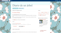 Desktop Screenshot of diariodeunarbol.blogspot.com