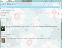 Tablet Screenshot of diariodeunarbol.blogspot.com
