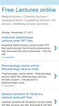 Mobile Screenshot of freelecturesonline.blogspot.com