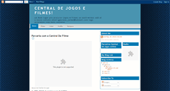 Desktop Screenshot of centraldejogosefilmes.blogspot.com
