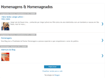 Tablet Screenshot of homenagensehomenageados.blogspot.com