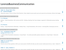 Tablet Screenshot of lorenzobusinesscommunication.blogspot.com