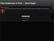 Tablet Screenshot of paulheddermanslaps.blogspot.com