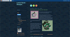 Desktop Screenshot of lauriesarahdesigns.blogspot.com