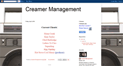 Desktop Screenshot of creamermanagement.blogspot.com