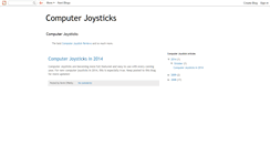 Desktop Screenshot of computerjoysticks.blogspot.com