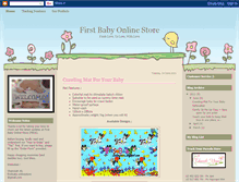 Tablet Screenshot of firstbabyonlinestore.blogspot.com