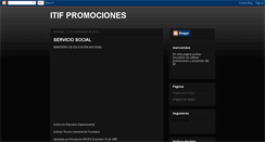 Desktop Screenshot of itifpromociones.blogspot.com