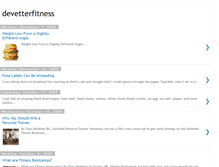 Tablet Screenshot of devetterfitness.blogspot.com