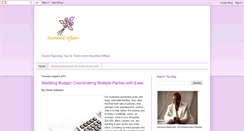 Desktop Screenshot of anointedaffairs.blogspot.com