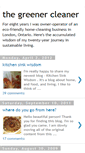 Mobile Screenshot of greenercleaner.blogspot.com