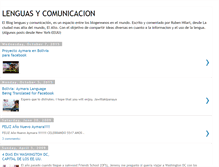 Tablet Screenshot of lenguasycomunicacion.blogspot.com