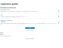 Tablet Screenshot of jaredmaplestoryguides.blogspot.com