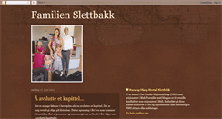 Desktop Screenshot of familienslettbakk.blogspot.com
