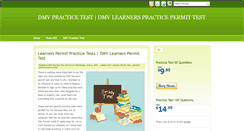 Desktop Screenshot of dmv-practice-tests.blogspot.com