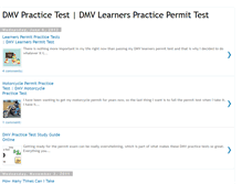 Tablet Screenshot of dmv-practice-tests.blogspot.com