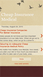 Mobile Screenshot of cheapinsurancemedicalkrd.blogspot.com