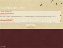 Tablet Screenshot of cheapinsurancemedicalkrd.blogspot.com